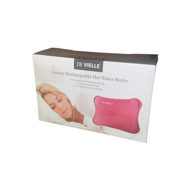 Load image into Gallery viewer, De Vielle Rechargeable Hot Water Bottle | Pink | 70920
