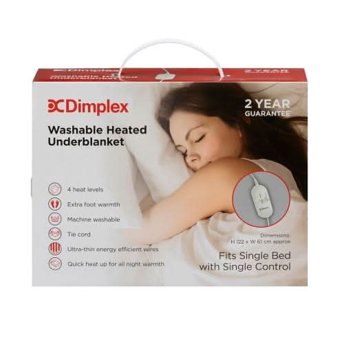 Dimplex Single Washable Heated Underblanket | DUB1001