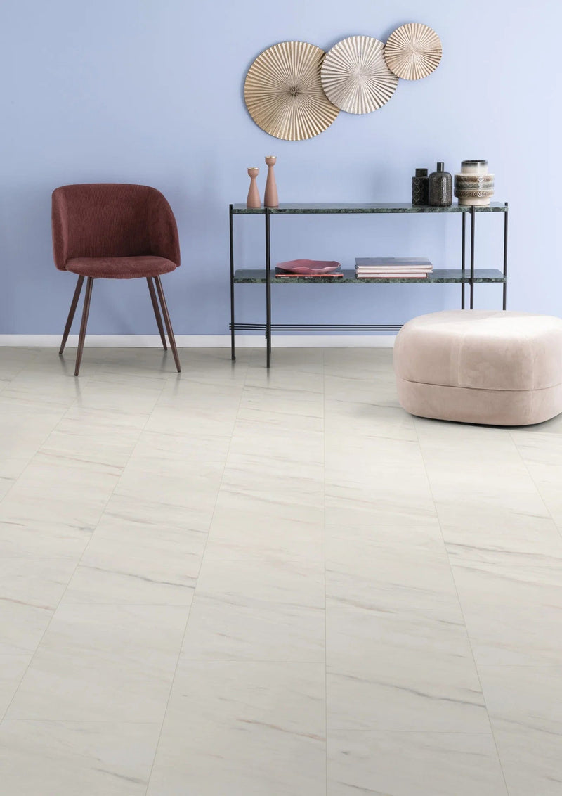 Завантажте зображення в засіб перегляду галереї, light levanto marble aqua laminate flooring on display in a living area
