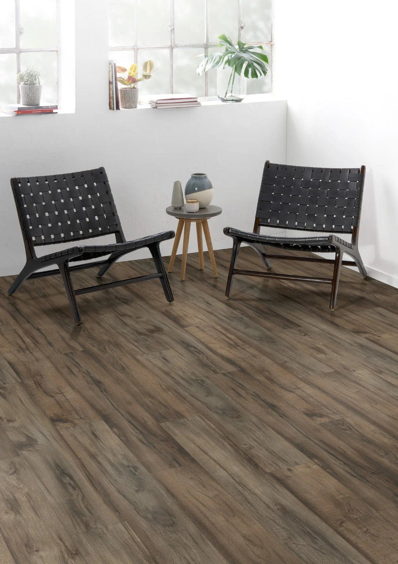 Load image into Gallery viewer, grey brynford oak laminate flooring on display in a living area
