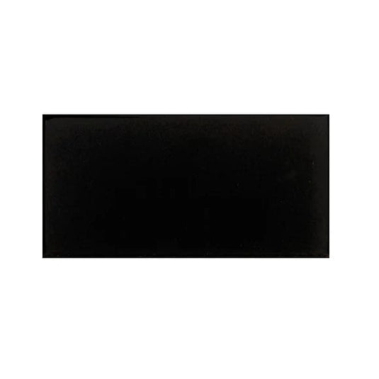evolution tile in negro brillo, 7.5x15cm