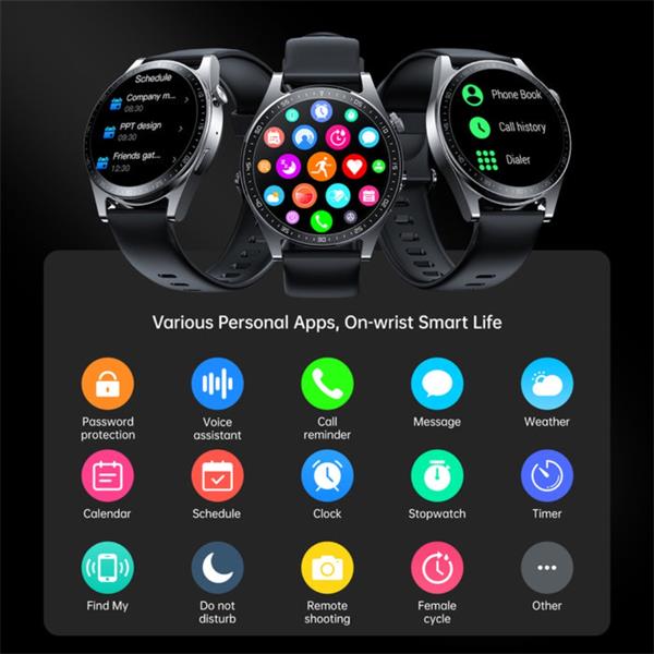 Load image into Gallery viewer, Joyroom Jr-Fc2 Classic Series Ip68 Waterproof Smart Watch | Black | HL-SWFC2B
