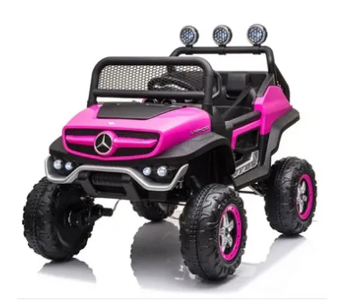 Kids Ride On Mercedes Unimog | Pink | 034359