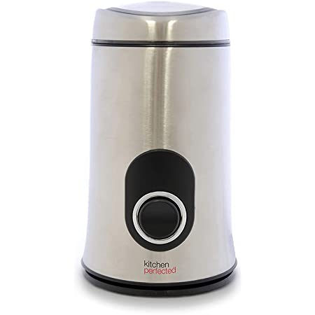 KitchenPerfected Spice/Coffee Grinder | Brushed Steel | 150W | E5602SS