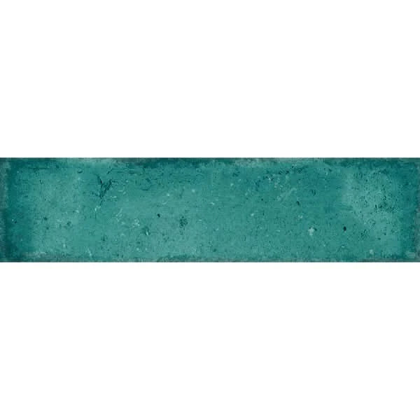 Load image into Gallery viewer, London Tile | Turquoise | 0.59Y2/0.495m2 | 7.5x30cm | HKL06
