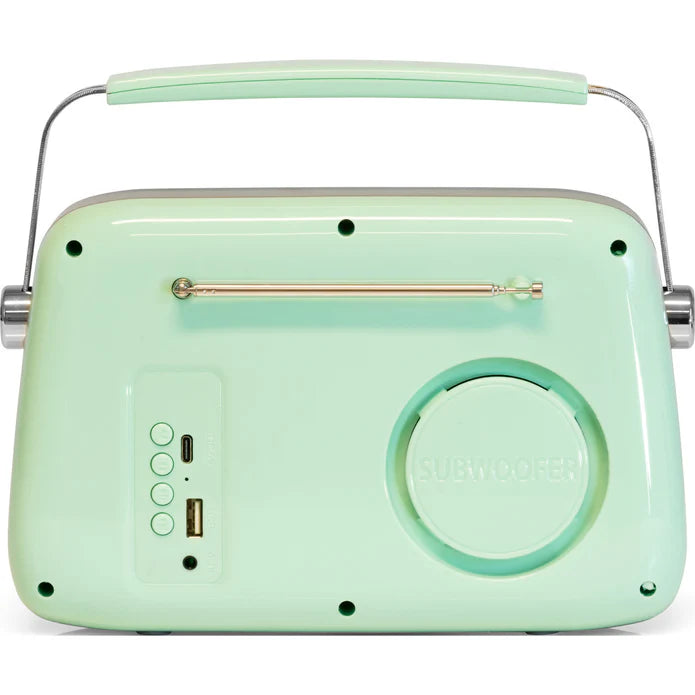 Завантажте зображення в засіб перегляду галереї, Madison Retro Long Battery Radio | 30W | Green | 143563
