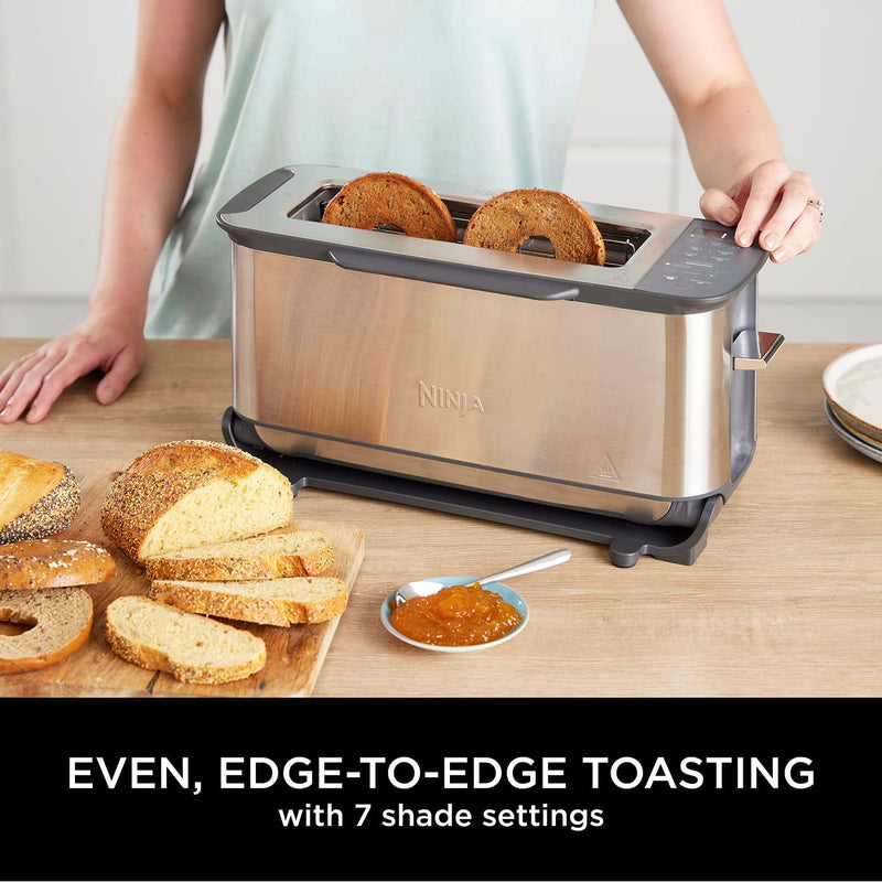 Załaduj obraz do przeglądarki galerii, ninja foodi 3 in 1 toaster grill and panini press even toasting
