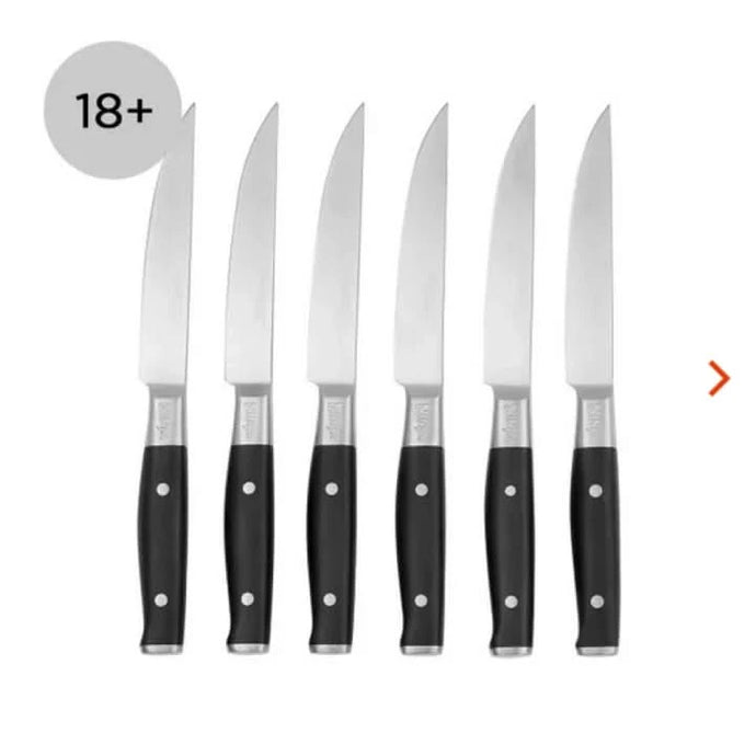 Ninja Foodi StaySharp Steak Knives | 6 Piece Set | K32106UK