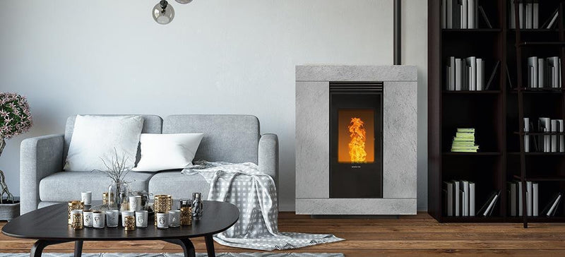 Load image into Gallery viewer, Nordic Espa Airplus Wood Pellet Stove | 8.9kW | Soapstone | NOESSOAP101336
