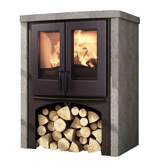 Load image into Gallery viewer, Nordic Lodge Boiler | 24kW | Wood Burning | Soapstone | NOLOBOSO100143
