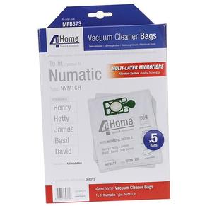 Numatic Henry Dust Bags | 5 Pack | Exsmfb373