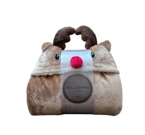 PAUL SMALL REINDEER HOODED BLANKET 85X115CM | 17422NF