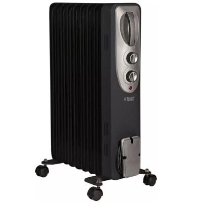 Russell Hobbs 9 Fin Oil Filled Radiator | Black | RHOFR5002B