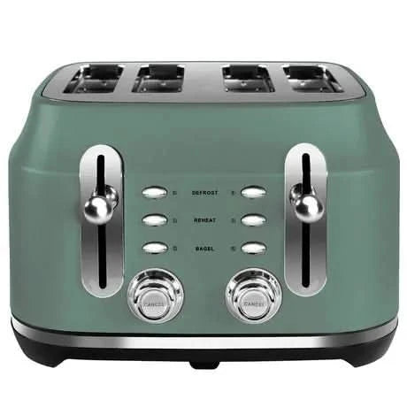 Завантажте зображення в засіб перегляду галереї, Rangemaster Classic 4 Slice Toaster | Mineral Green | RMCL4S201MG
