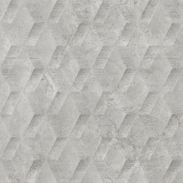 Rhomb Tile | Grey Matt | 1.29Y2/1.08m2 | 30x90cm | HUI042