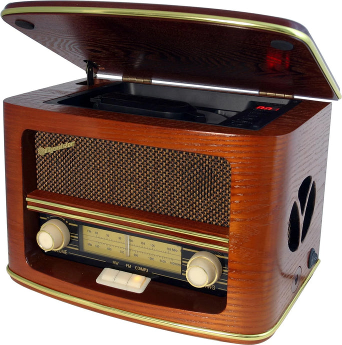 Roadstar FM/AM Wood Effect Desk Radio | ROAHRA-1500MP