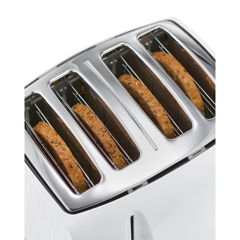 Load image into Gallery viewer, Russell Hobbs Honeycomb 4 Slice Toaster White | 26070
