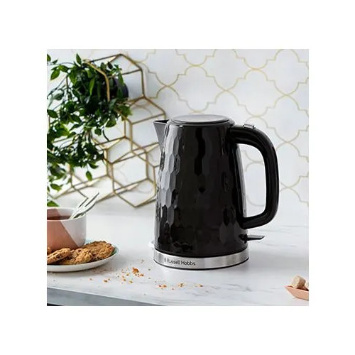 Load image into Gallery viewer, Russell Hobbs Honeycomb Kettle Black | 26051
