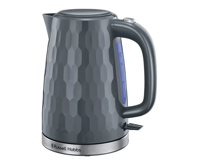 Load image into Gallery viewer, Russell Hobbs Honeycomb Kettle Grey | 26053
