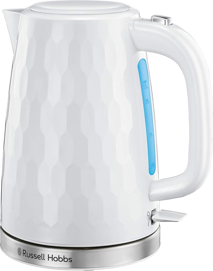 Load image into Gallery viewer, Russell Hobbs Honeycomb Kettle White | 26050
