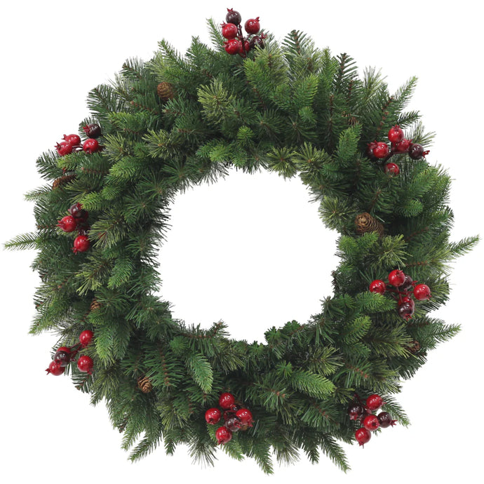 Rutland Pine Wreath | 90cm | P7008-36WBCN