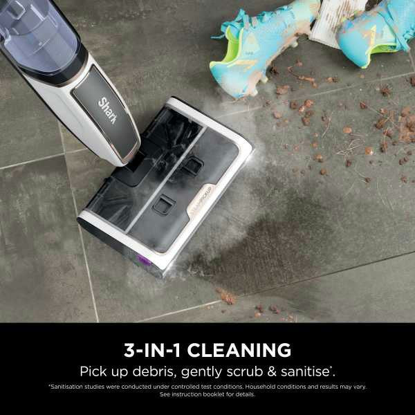 Load image into Gallery viewer, Shark SteamPickUp Bagless Hard Floor Vacuum Cleaner | White | SD200UK
