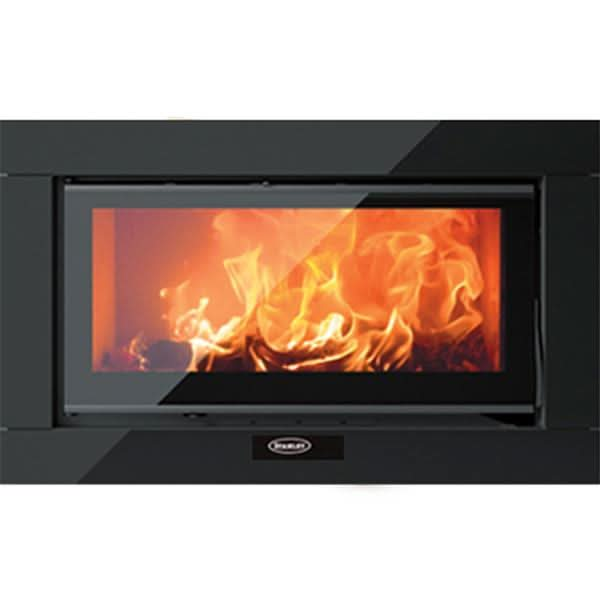 Stanley Solis I80D 14KW Double Sided | Wood Burning | Glass Surround | Graphite | SOI80DS