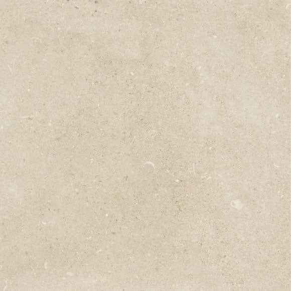 shellstone dry tile in cream, 60x60cm
