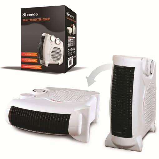 Sirocco Dual Fan Heater | 2KW | 160355