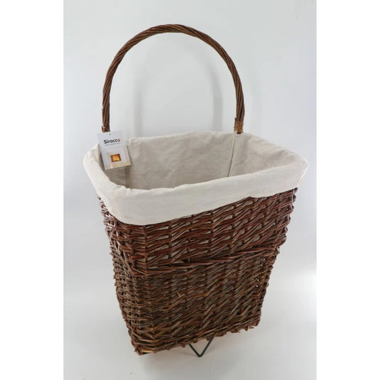 Sirocco Willow Log Cart with Canvas Liner | 71621