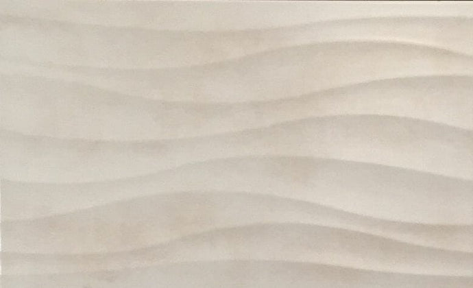 vanguard tile in waves decor marfil, 33.3x55cm