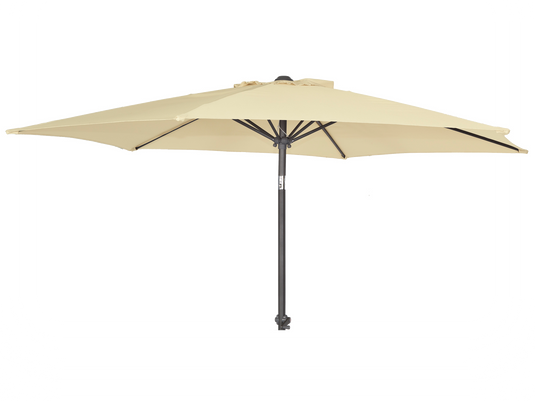2.7m ecru coloured parasol with tilt