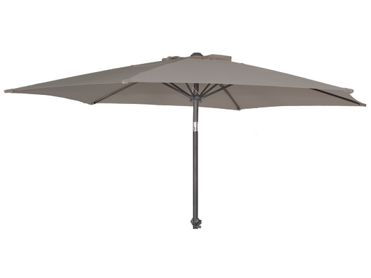 2.7m charcoal coloured parasol with tilt