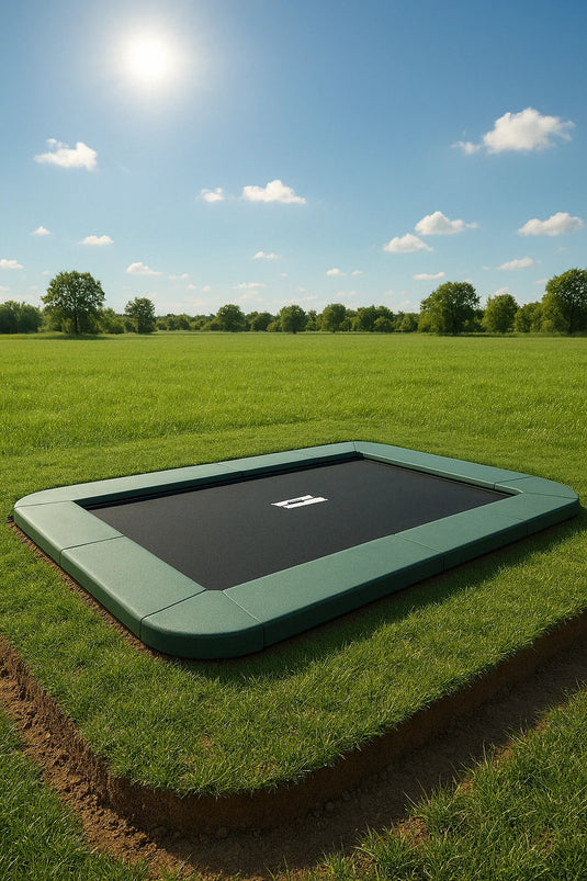 Berg Ultim Champion Flatground Trampoline | 410CM/ 13FT | Grey | 32.31.24.31