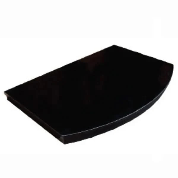 henley curved granite hearth, 60