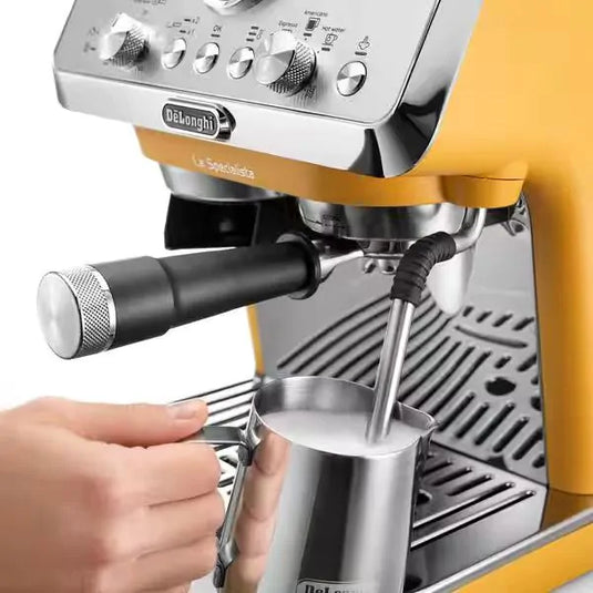 DeLonghi La Specialista Arte Manual Bean To Cup Coffee Machine | Yellow | 1.3KW | EC9155.YE