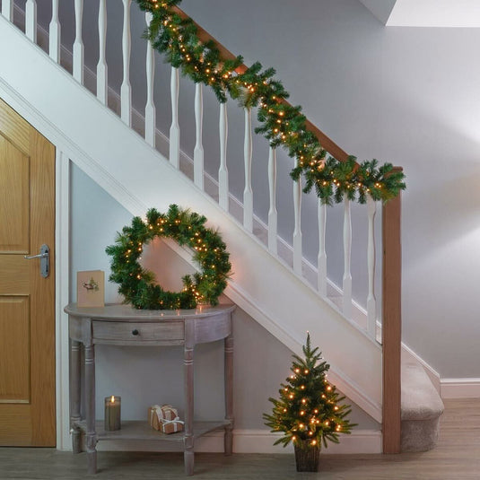 Festive 180Cm Bo Lit Firefly Garland - Trad Warm White | P049654