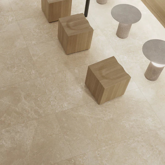 Greek Tile | Cream Matt | 1.72Y2/1.44m2 | 60x120cm | HUI034