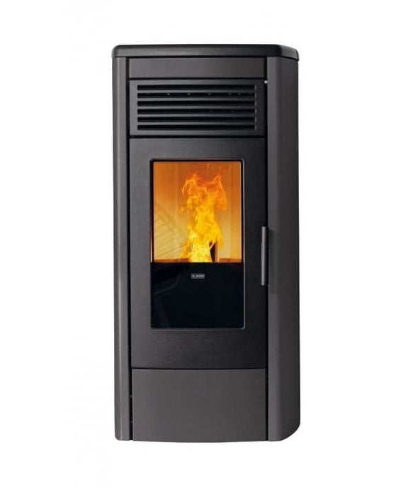 Klover Aura 80 Plus Wood Pellet Stove | 8.5KW | Matt Black | KLAP90MB