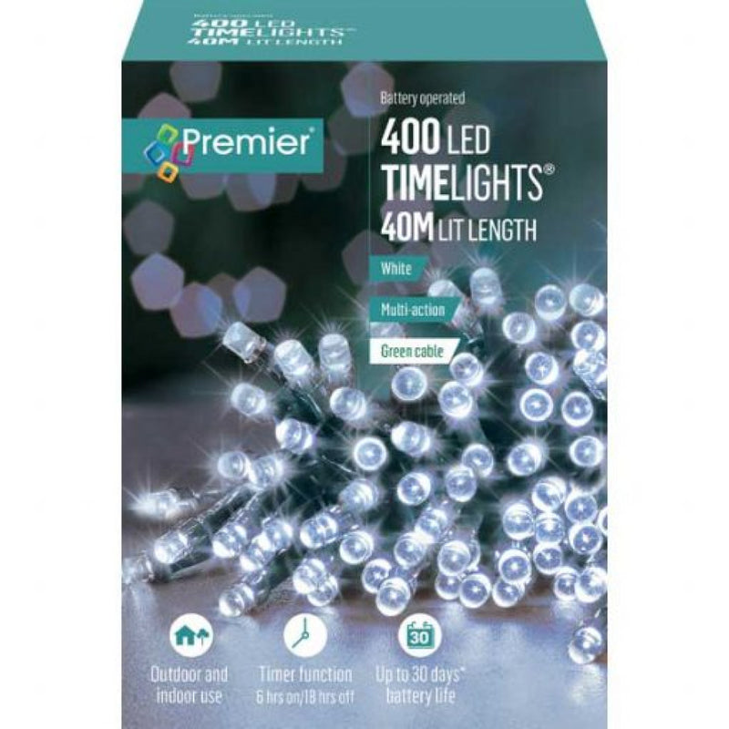 Load image into Gallery viewer, 400 Battery Operated TimeLights - Cool White (C25)
