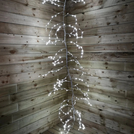 Premier  3m Silver Lit Branch Garland 288 White Leds LV183203S