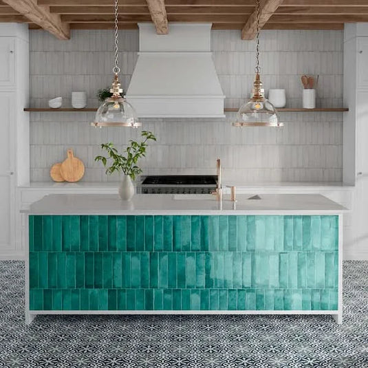 London Tile | Turquoise | 0.59Y2/0.495m2 | 7.5x30cm | HKL06