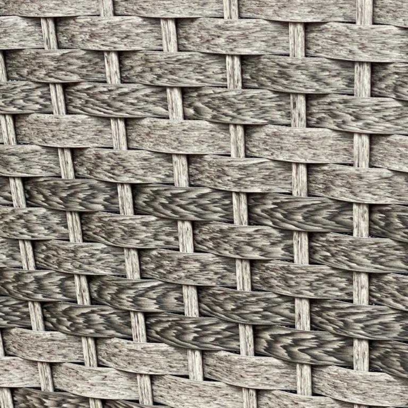 Load image into Gallery viewer, dark grey woven synthetic rattan
