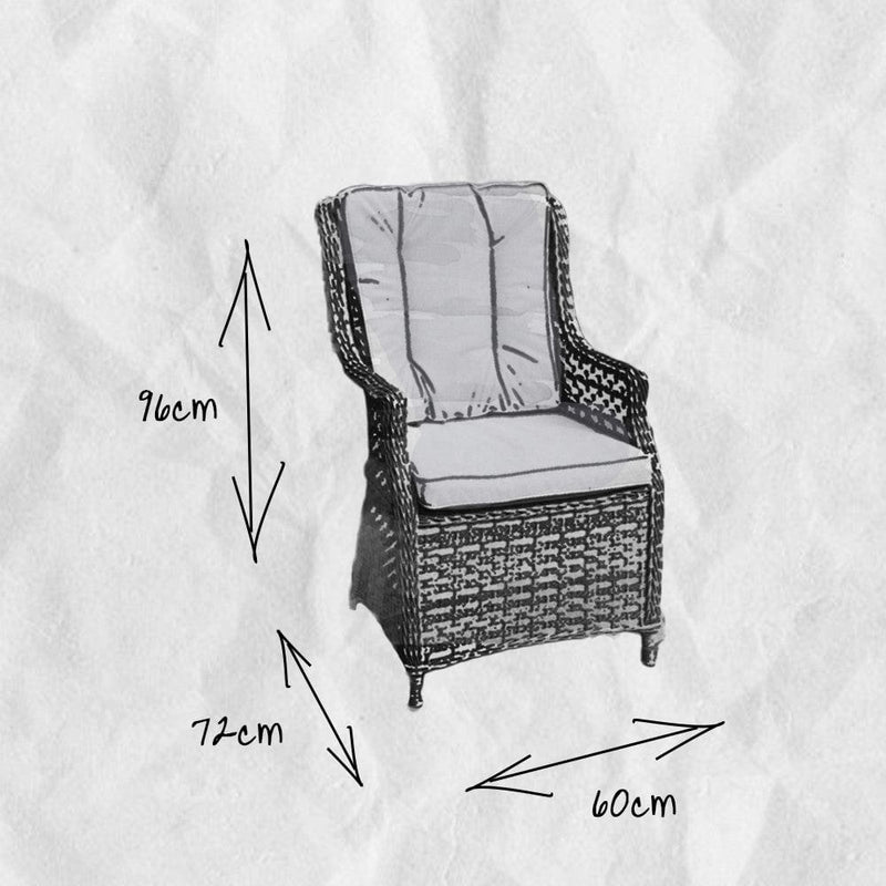 Load image into Gallery viewer, chair dimensions for this set -&gt; 72cmx60cmx90cm
