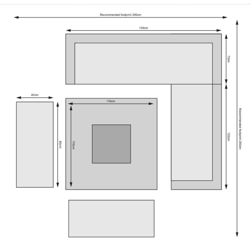 Load image into Gallery viewer, dark grey casual dining set, 2 benches &amp; square table with glass top dimensions
