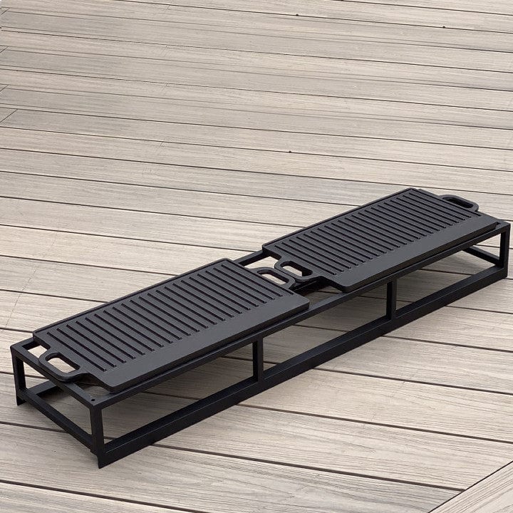 Load image into Gallery viewer, bbq griddle for oval 6 seater firepit
