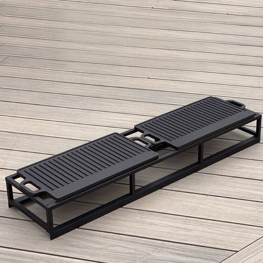 bbq griddle for oval 6 seater firepit