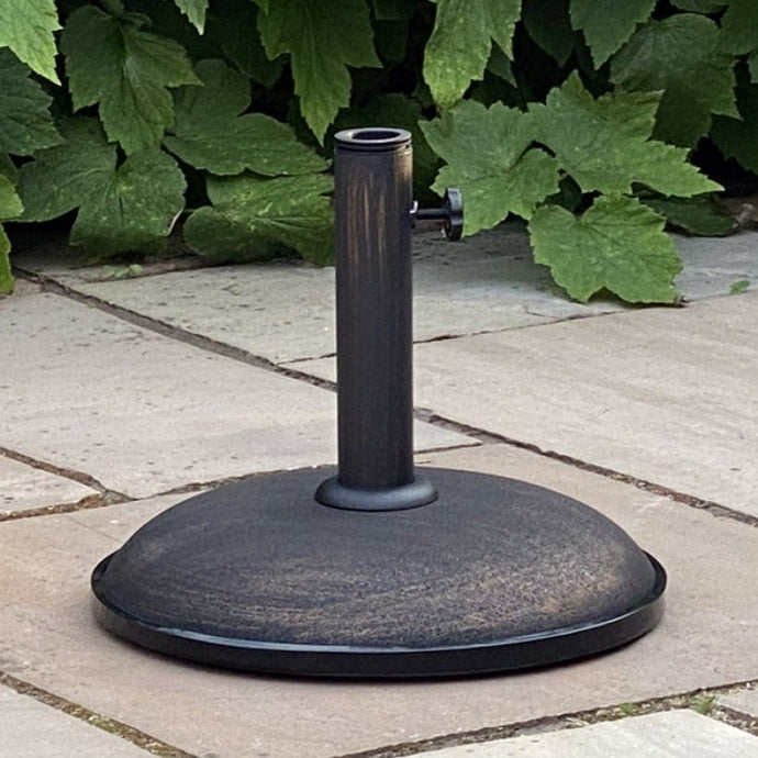 11kg black concrete base for parasol