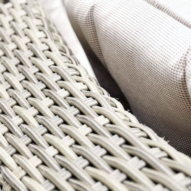 Load image into Gallery viewer, woven synthetic rattan in a natural colour 
