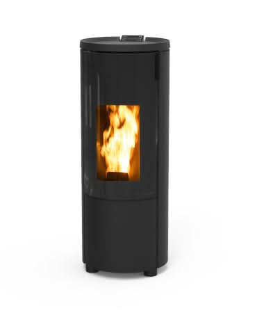 Thermorossi Pop Hermetic 6 Wood Pellet Stove | Matt Black